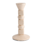 Anna — Cream White Ceramic Candleholder (Small Model)