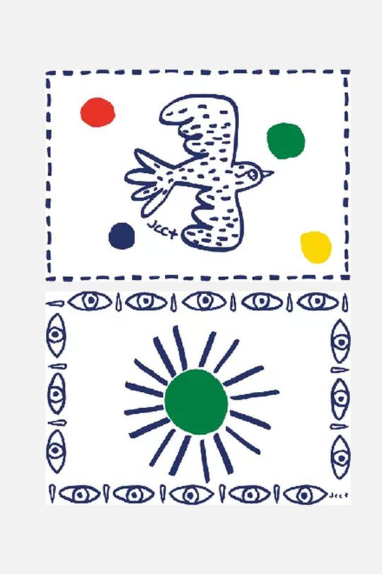 2 Matching Placemats: Bird + Sun - L'Archipel Sentimental