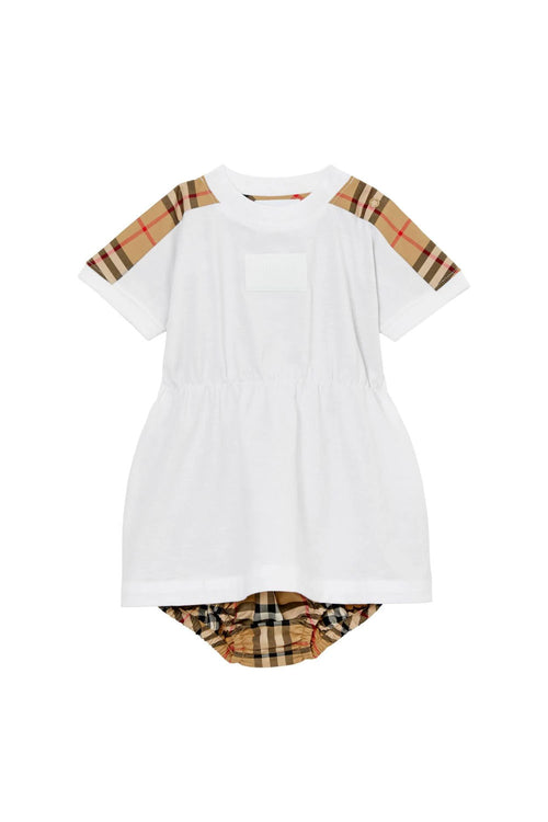 Check Cotton Dress Baby for Unisex - Maison7