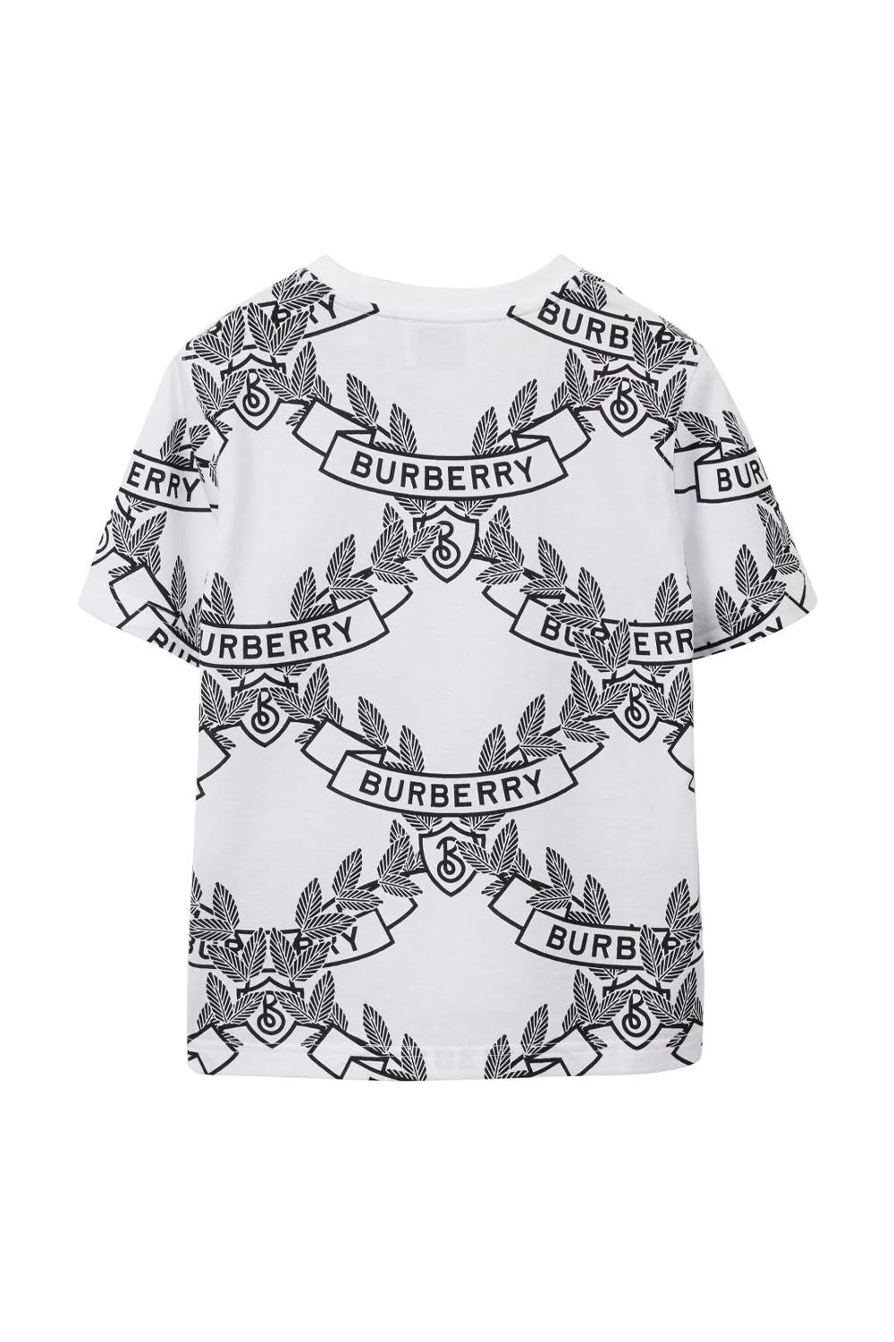 Oak Leaf Crest Cotton T-shirt for Boys - Maison7