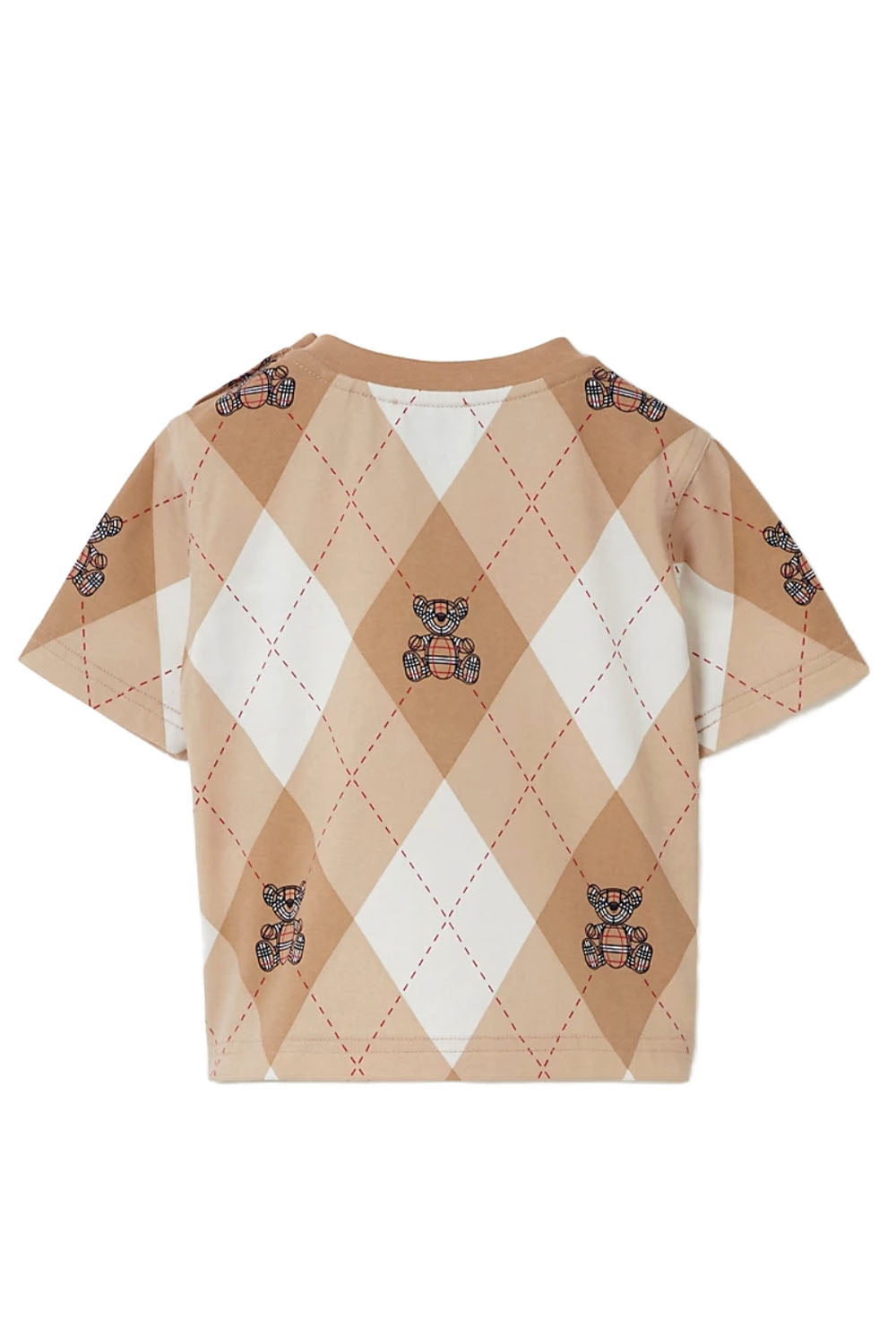 Thomas Bear Argyle Print Cotton T-shirt Baby for Boys - Maison7