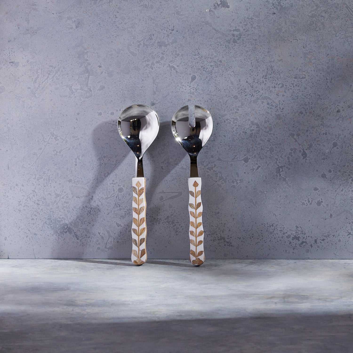 Mya Inlay Serving Cutlery Set – Stainless Steel