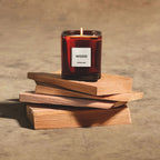 Library Wood Travel From Home Scented Candle