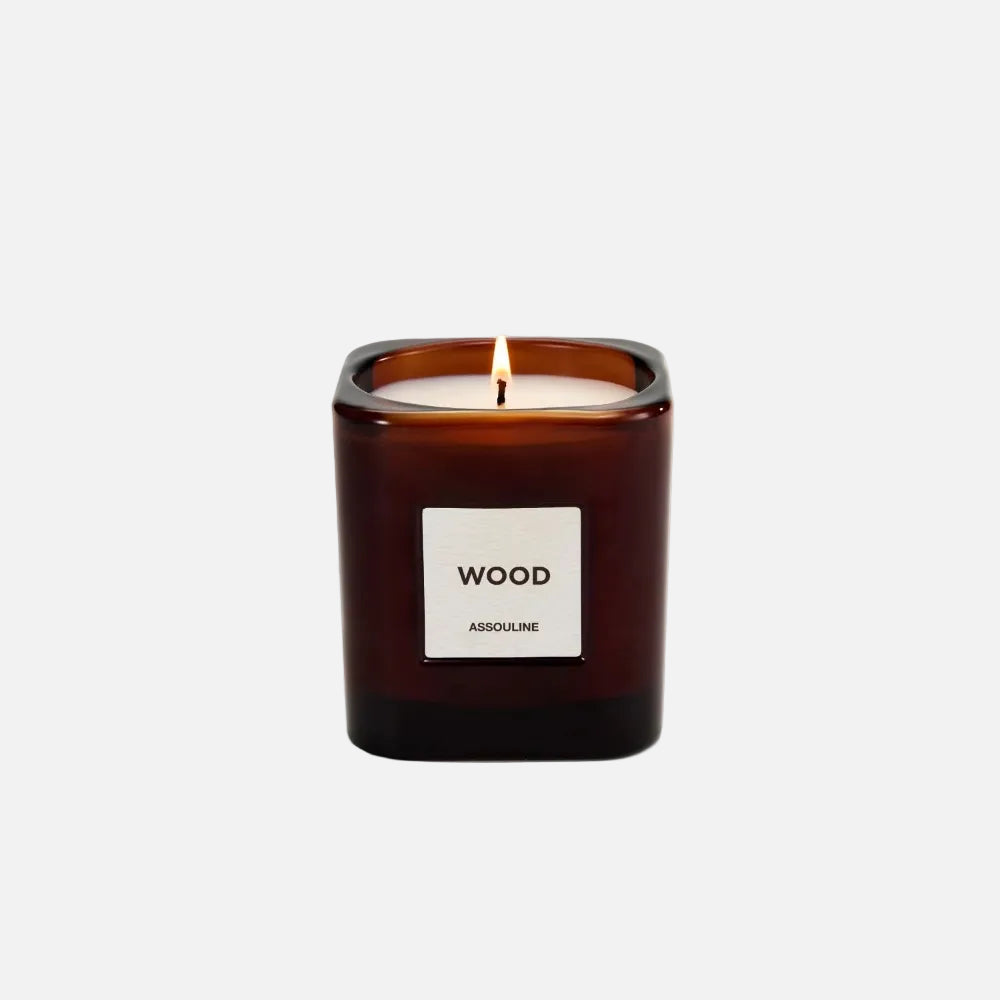 Library Wood Travel From Home Scented Candle