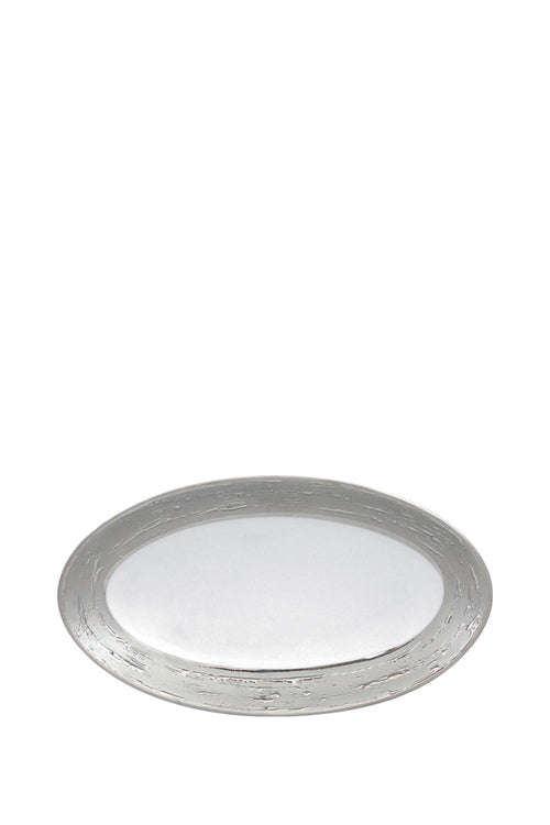 Argentatus Small Oval Platter, 20cm