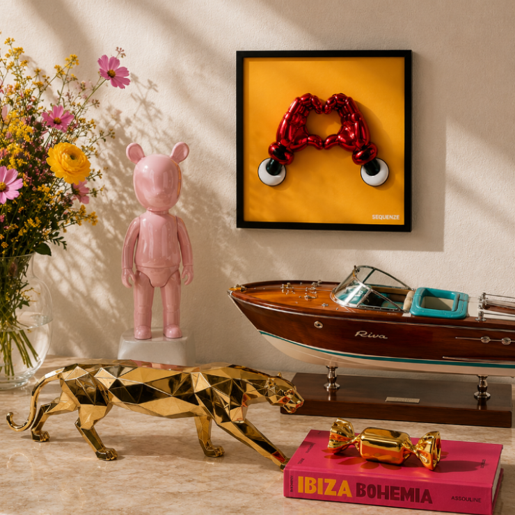 Wall He-Art Frame, Red
