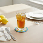 Beaded Coasters - Lemon - Set of 4