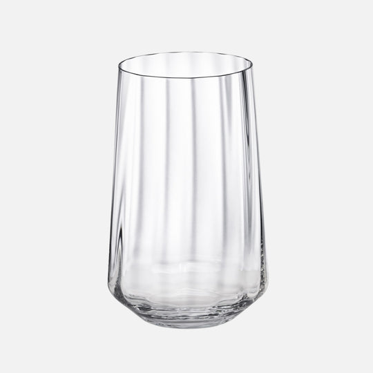 GJ Bernadotte Tall Tumbler Glass Crystalline