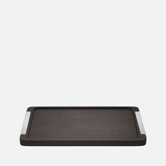Bernadotte Tray Wood & Stainless Steel