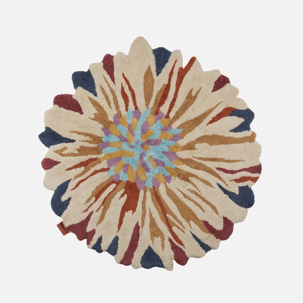 Blandine floral bath mat 80 cm