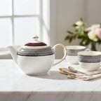 Burgundy Teapot 1L G.B.