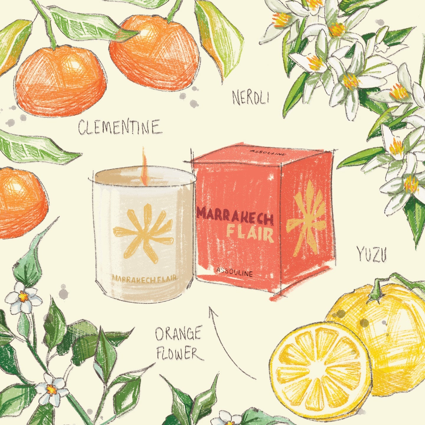 Marrakech Flair Travel From Home Candle
