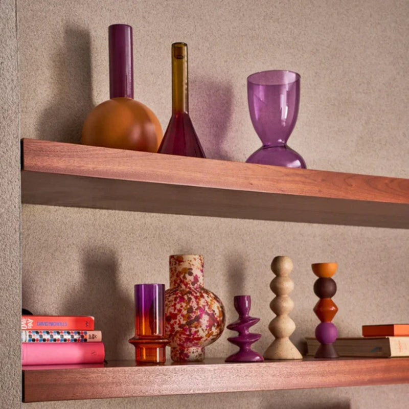 Tove Aluminium Candle Holder – Prune