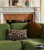 Carino Cushion — Leopard Jacquard (45x45 cm)