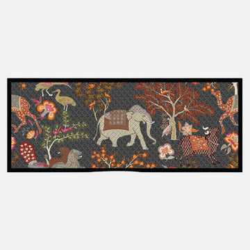 Lacquer Bar Tray in Le Jardin de Mysor Design