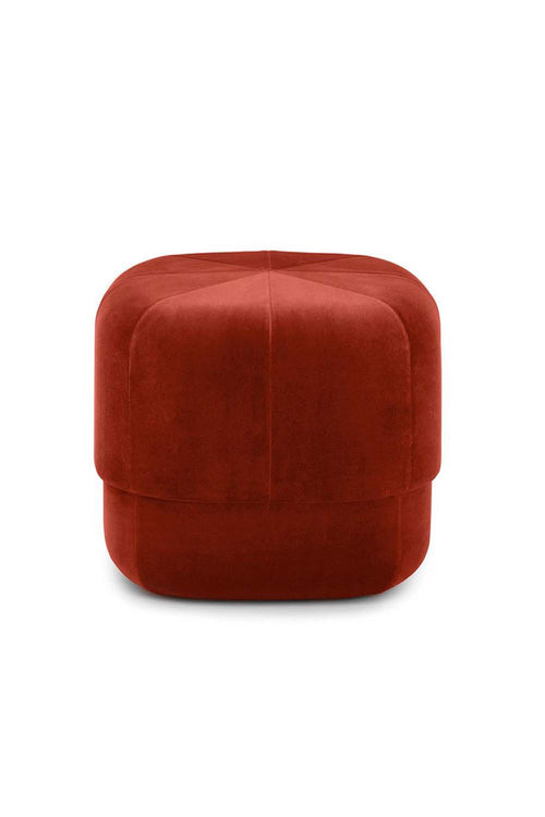 Circus Pouf Small, Rust