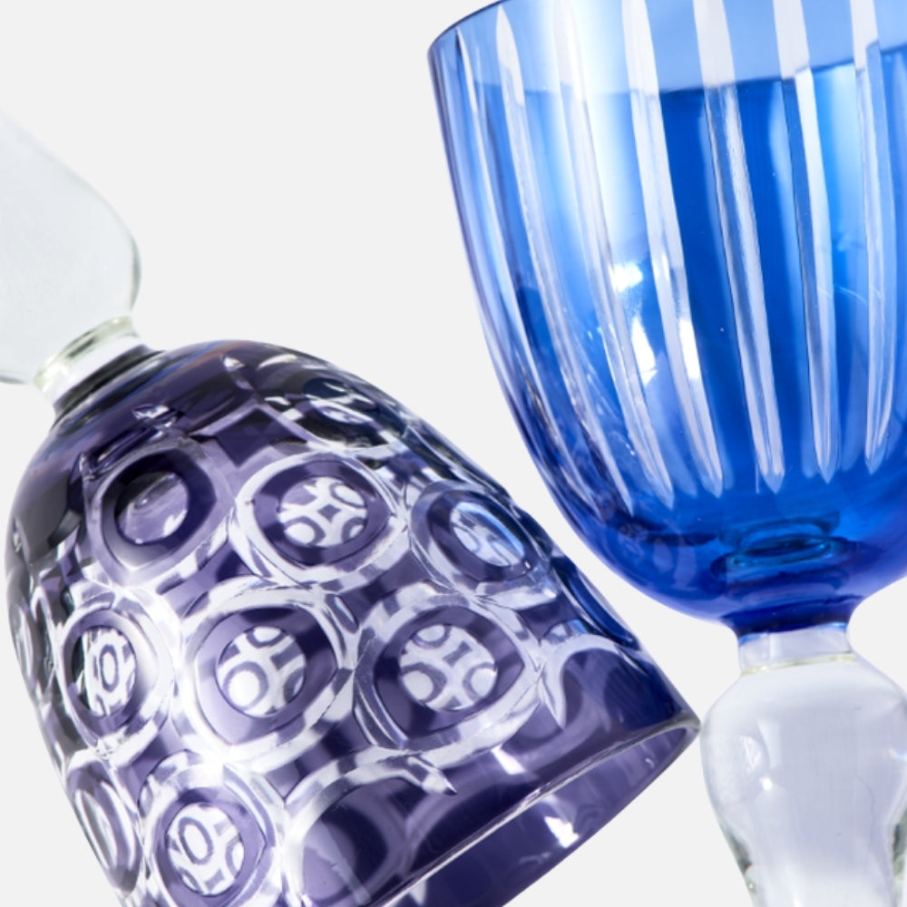 Pols Cobalt Mix Wine Glasses – Set of 6