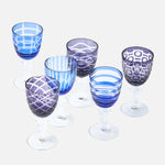 Pols Cobalt Mix Wine Glasses – Set of 6