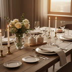 Marble Condiment Set – Natural/Beige