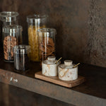 Marble Condiment Set – Natural/Beige
