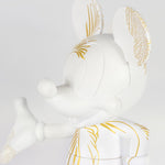 Star Style Mickey Small Figurine - White/Gold