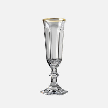 Dolce Vita Filo Oro Clear Acrylic Champagne Flute