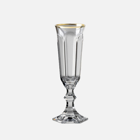 Dolce Vita Filo Oro Clear Acrylic Champagne Flute