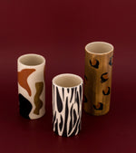 Domino Pot – Large Model, Leopard Pattern