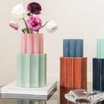 Duetto • Candy Pink & Almond Green Vase