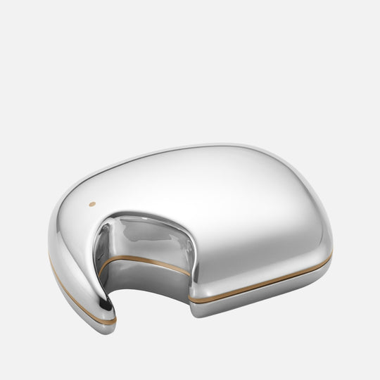 Elephant Keepsake Box Stainless Steel & Silicone Yellow