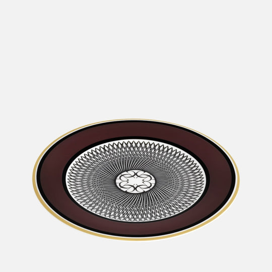 Elie Saab Burgundyburgundy B & B Plate 16Cm