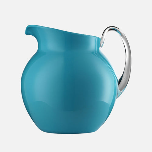 Palla Turquoise Gloss Acrylic Pitcher – Enamel Look
