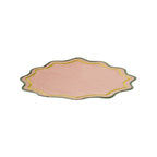Set 2 scalloped placemats ( placemats Ø 38 cm )