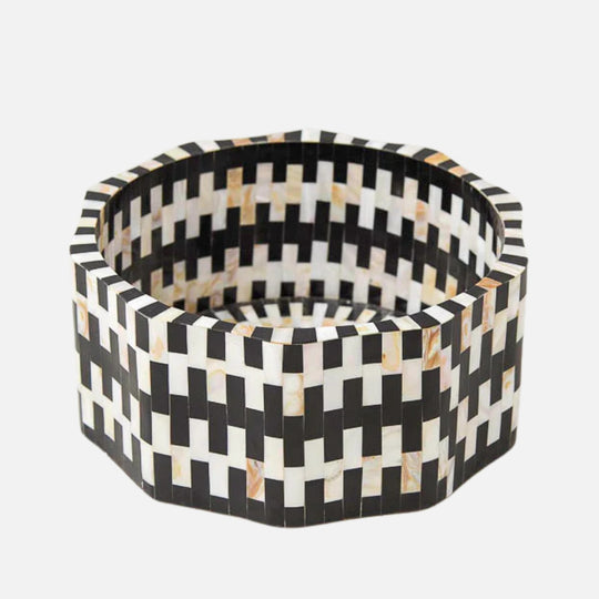 Finlay Inlay Decorative Bowl – Acacia Wood