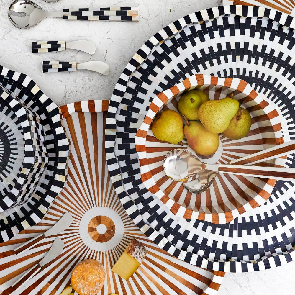 Finlay Inlay Tray – Handcrafted Decorative Serving Tray