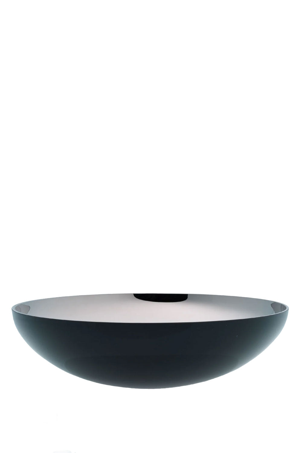 Flat Glass Bowl, 32cm, Black Flat Glass Bowl, 32cm, Black Maison7