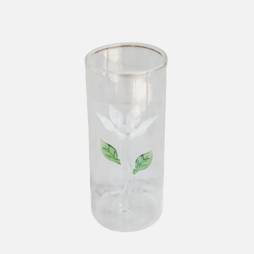 Glass Vase with Inner Flower