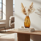 مزهرية زجاجية قابلة للطي - م