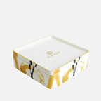 Golden Sumi-Ela. Chocolat Box 24Cm With Leather G.B.