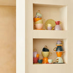 Good Morning Ceramic Cappuccino & Tea Cup Ø11 cm – Old Pink