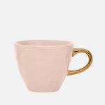 Good Morning Ceramic Coffee Cup Ø8 cm – Old Pink