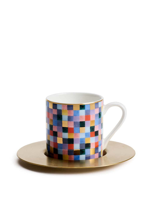 Mosaic Espresso/ Turkish Coffee Cup, Set of 6