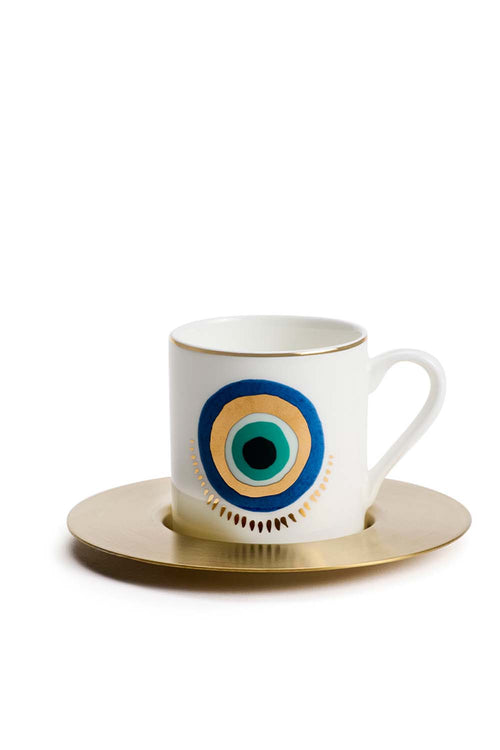 Iris Espresso/ Turkish Coffee Cup, Set of 6
