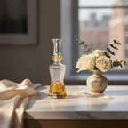 Hoarfrost Crystal Perfume Bottle 70ml – Amber