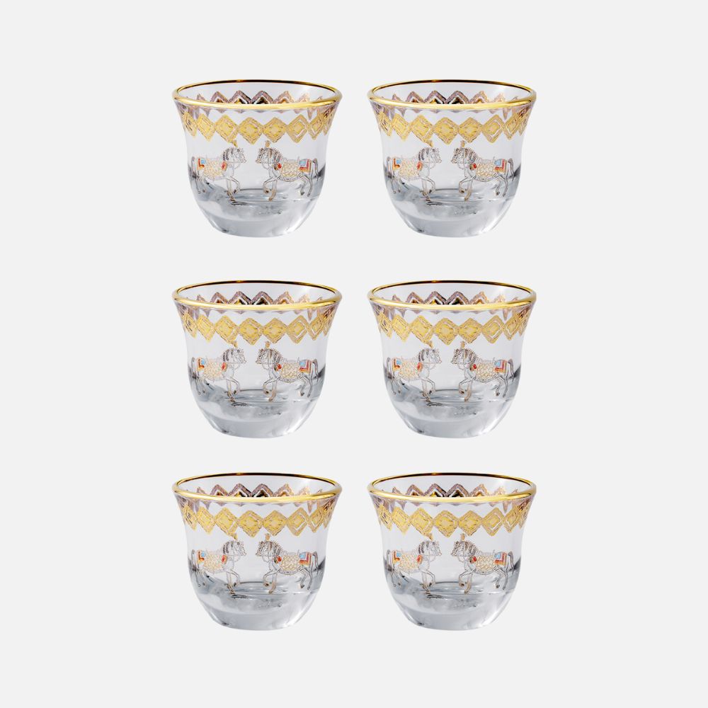 Horse Amber S/6 Gawa Cup 80mL for Home