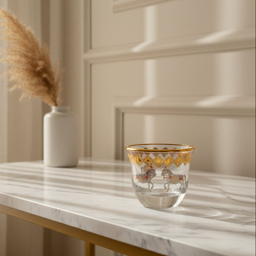 Horse Amber S/6 Gawa Cup 80mL for Home