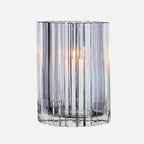 Hurricane Crystal Lamp Large – Strict Hand-Cut Crystal Candle Holder