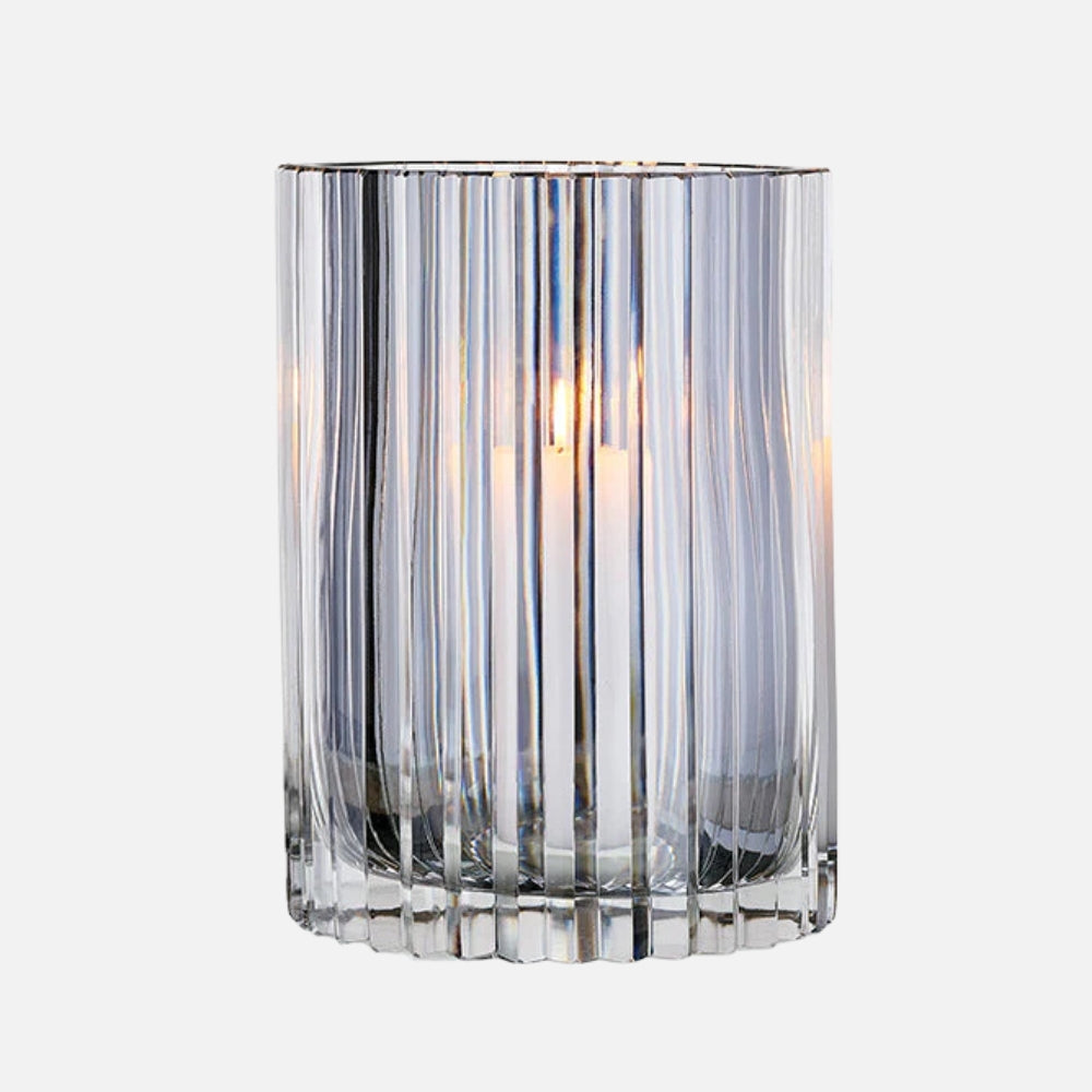 Hurricane Crystal Lamp Large – Strict Hand-Cut Crystal Candle Holder