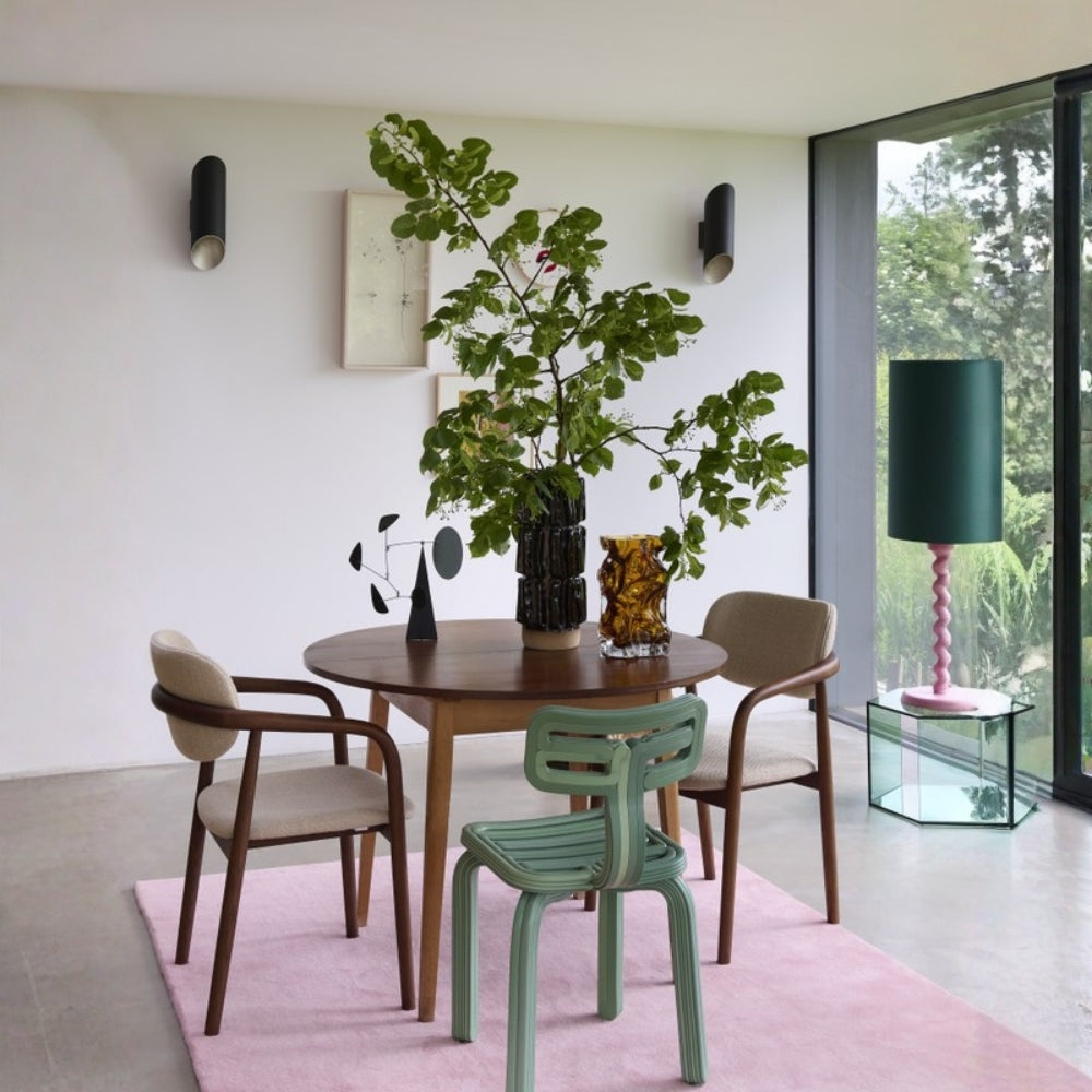 Ice Vase Ochre – Glass Art Piece