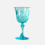 Nuova Italia Turquoise Acrylic Wine Glass